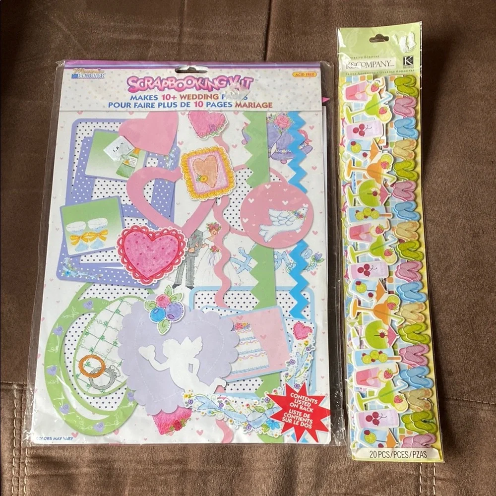 Scrapbooking Kit with Stickers - Multicolor